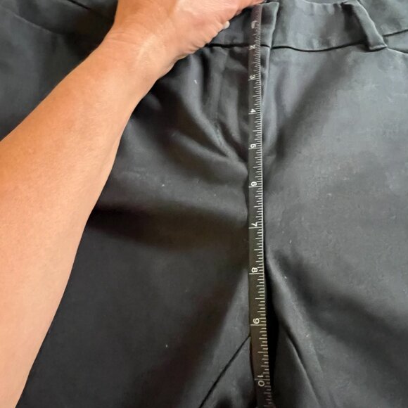 White House Black Market Perfect Form Black Pants - Straight Crop - Size 2 - Picture 10 of 13